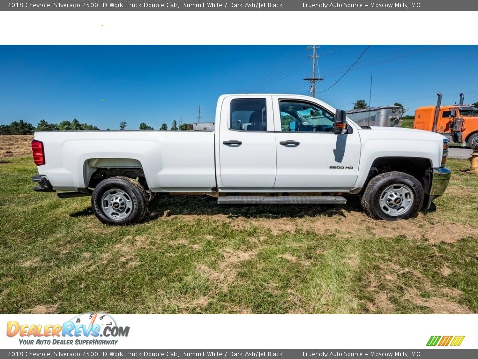 2018 Chevrolet Silverado 2500HD Work Truck Double Cab Summit White / Dark Ash/Jet Black Photo #3