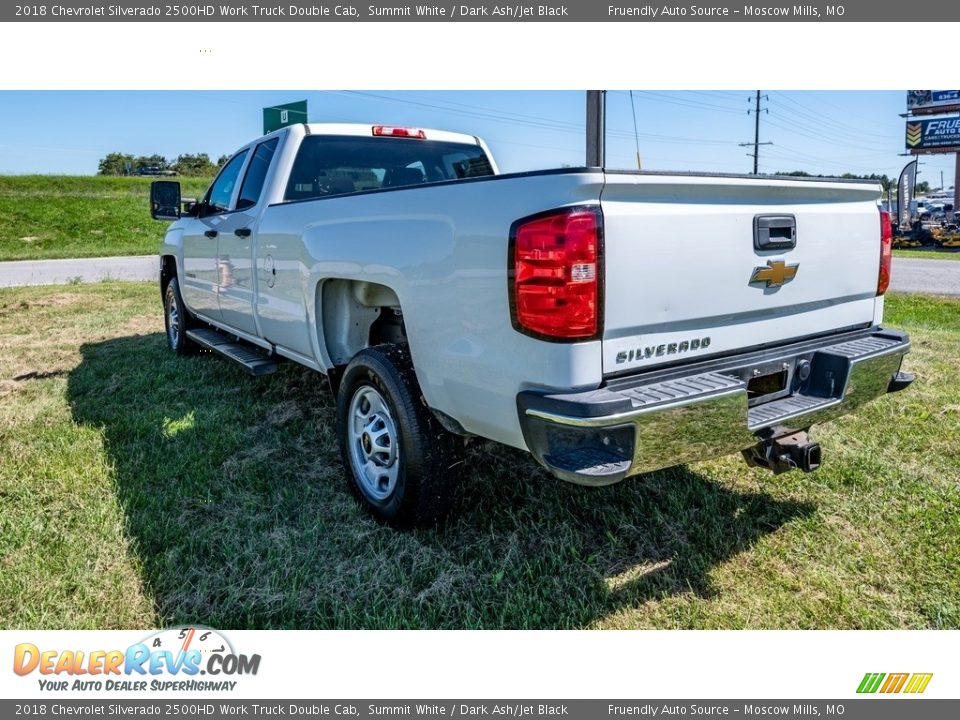 2018 Chevrolet Silverado 2500HD Work Truck Double Cab Summit White / Dark Ash/Jet Black Photo #6