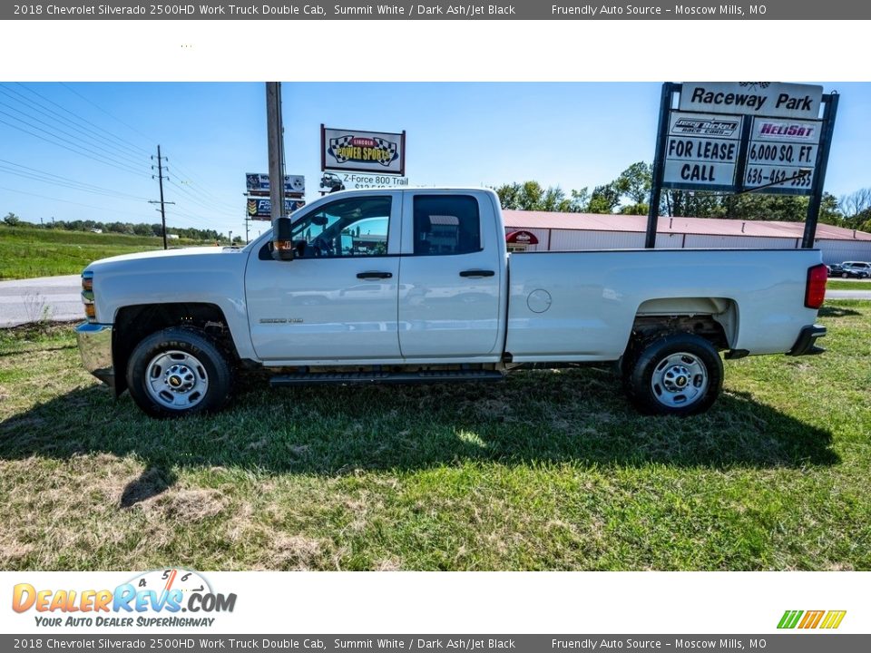 2018 Chevrolet Silverado 2500HD Work Truck Double Cab Summit White / Dark Ash/Jet Black Photo #7