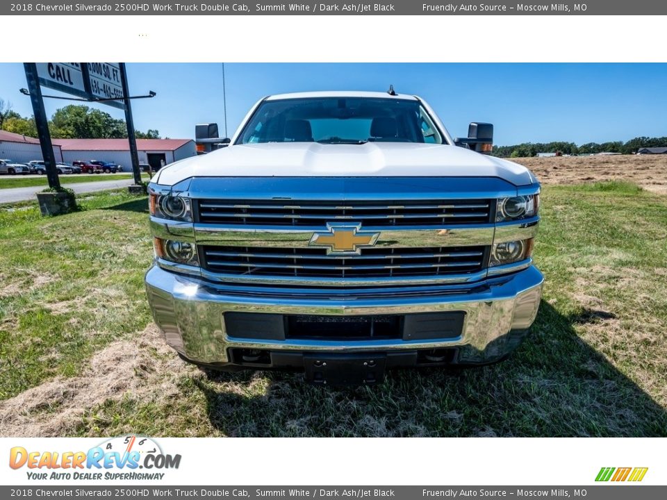 2018 Chevrolet Silverado 2500HD Work Truck Double Cab Summit White / Dark Ash/Jet Black Photo #9