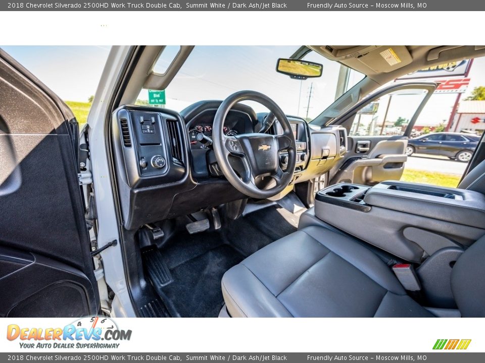 2018 Chevrolet Silverado 2500HD Work Truck Double Cab Summit White / Dark Ash/Jet Black Photo #19