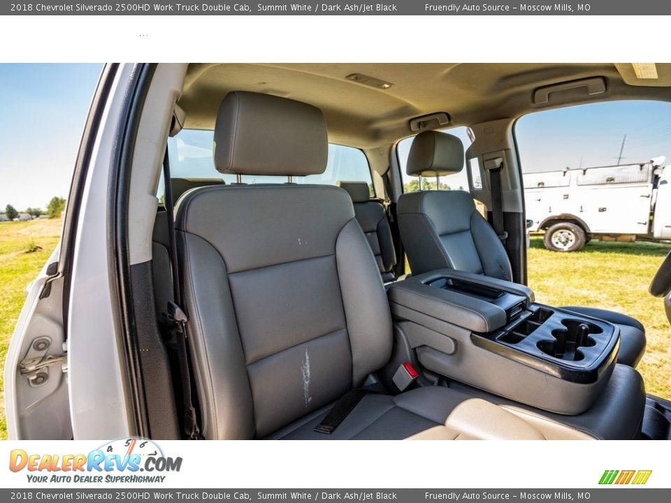2018 Chevrolet Silverado 2500HD Work Truck Double Cab Summit White / Dark Ash/Jet Black Photo #25