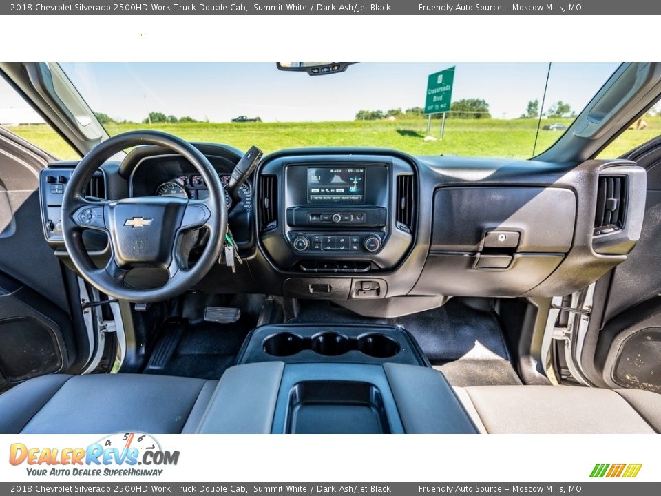 2018 Chevrolet Silverado 2500HD Work Truck Double Cab Summit White / Dark Ash/Jet Black Photo #26