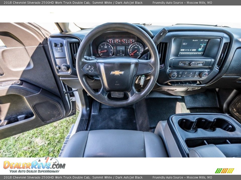 2018 Chevrolet Silverado 2500HD Work Truck Double Cab Summit White / Dark Ash/Jet Black Photo #27
