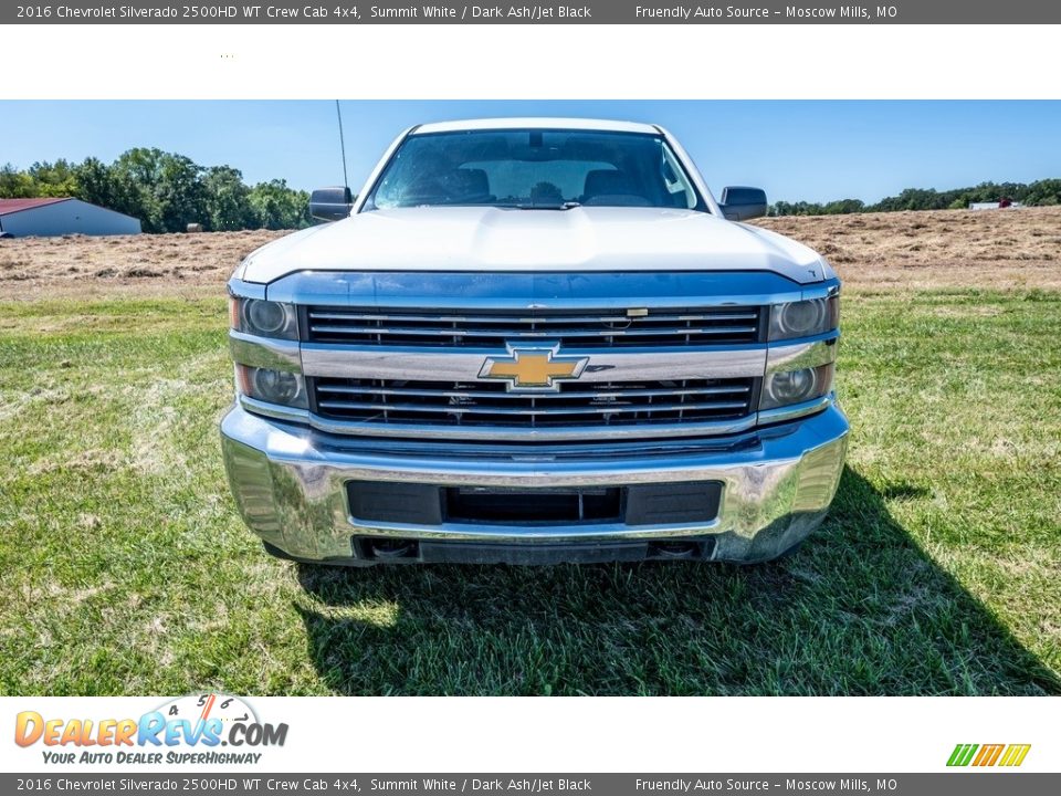 2016 Chevrolet Silverado 2500HD WT Crew Cab 4x4 Summit White / Dark Ash/Jet Black Photo #9