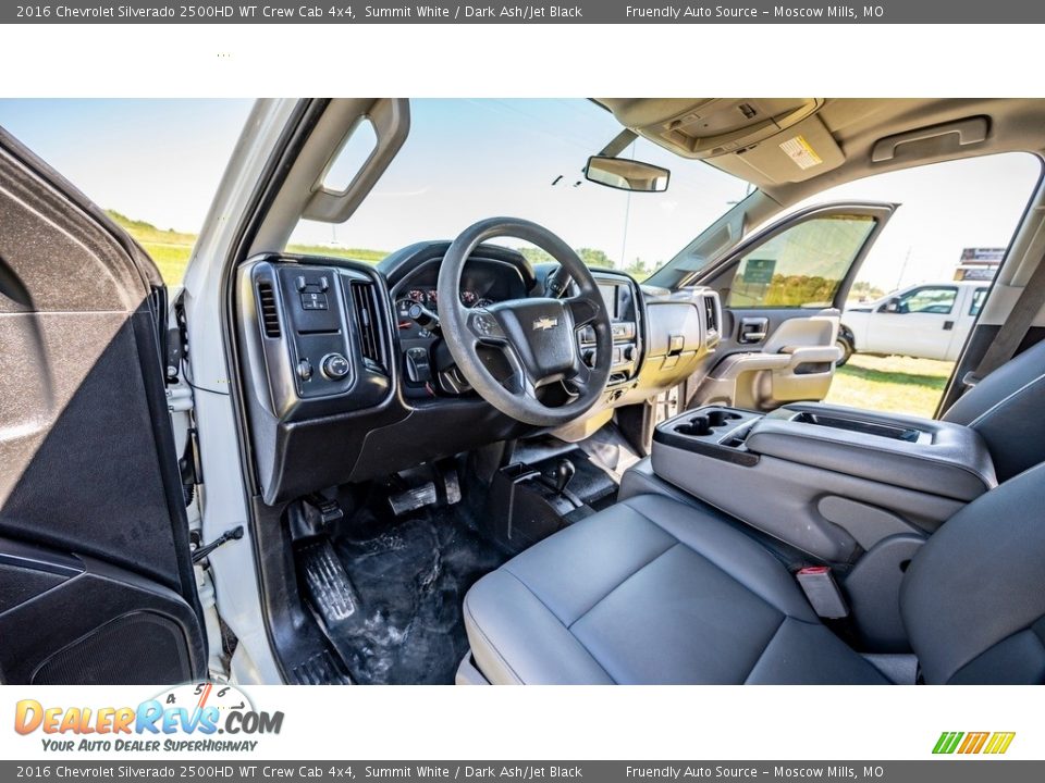 2016 Chevrolet Silverado 2500HD WT Crew Cab 4x4 Summit White / Dark Ash/Jet Black Photo #19