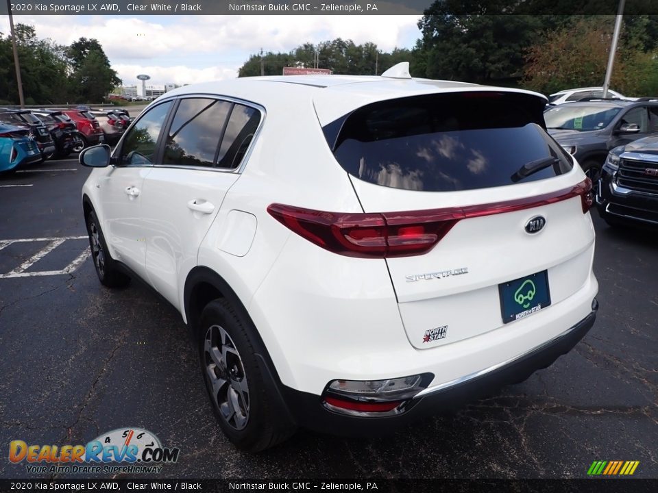 2020 Kia Sportage LX AWD Clear White / Black Photo #4