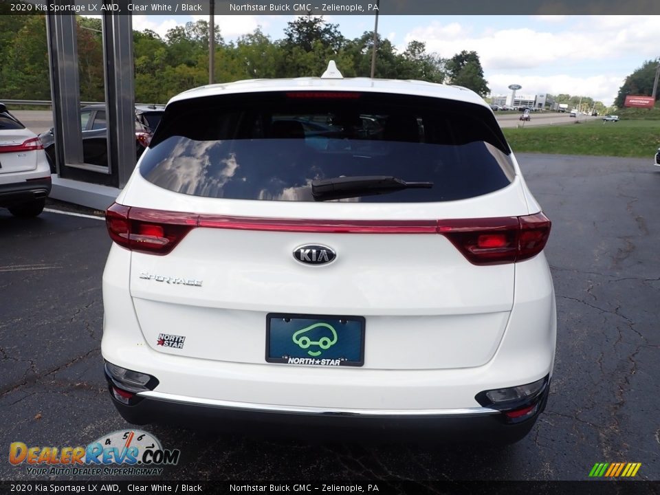 2020 Kia Sportage LX AWD Clear White / Black Photo #5