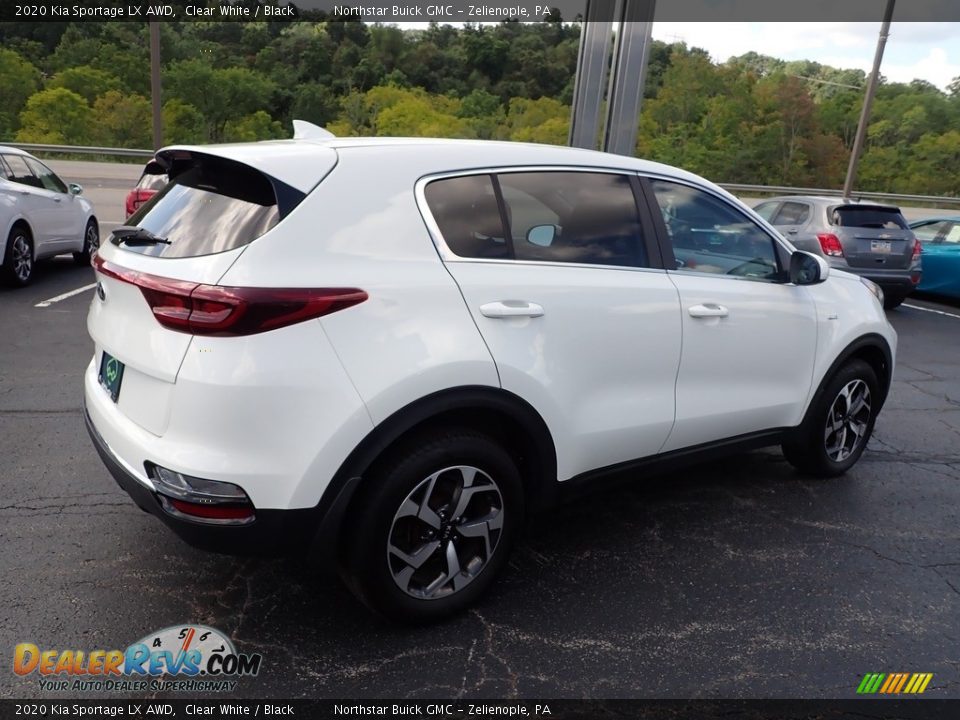 2020 Kia Sportage LX AWD Clear White / Black Photo #7