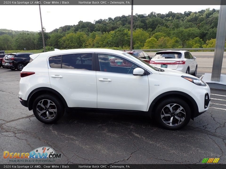 2020 Kia Sportage LX AWD Clear White / Black Photo #8