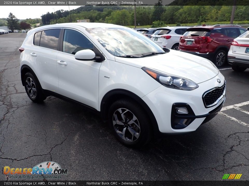 2020 Kia Sportage LX AWD Clear White / Black Photo #9