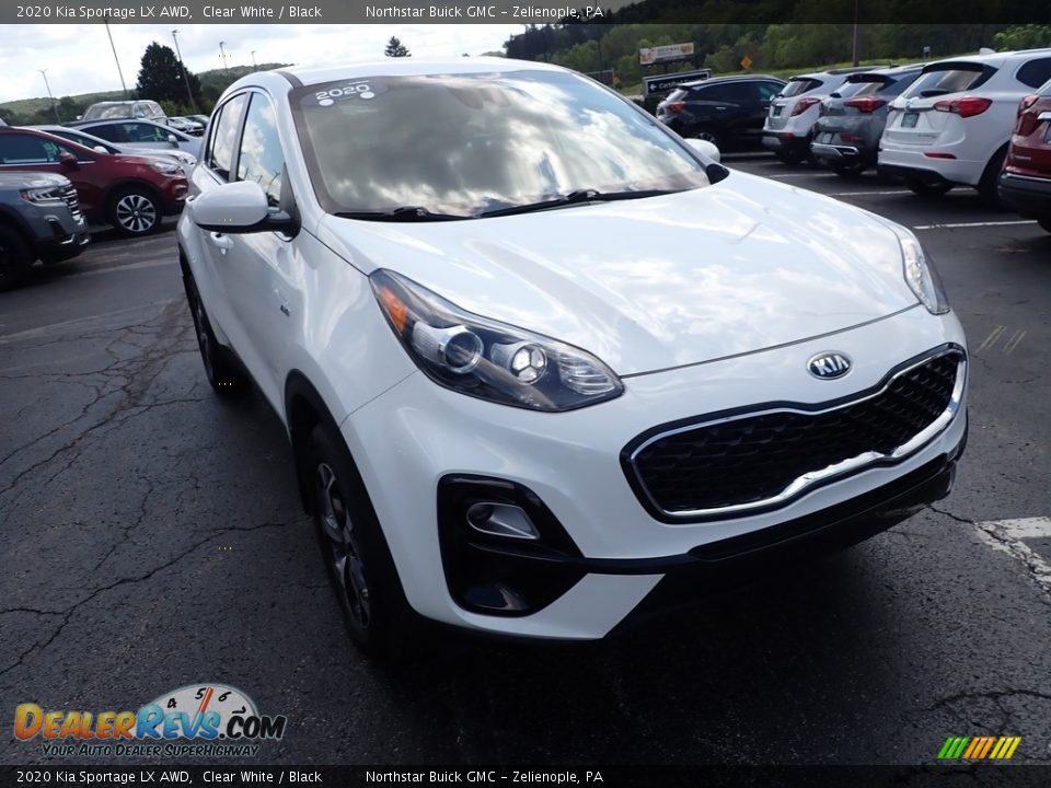 2020 Kia Sportage LX AWD Clear White / Black Photo #10