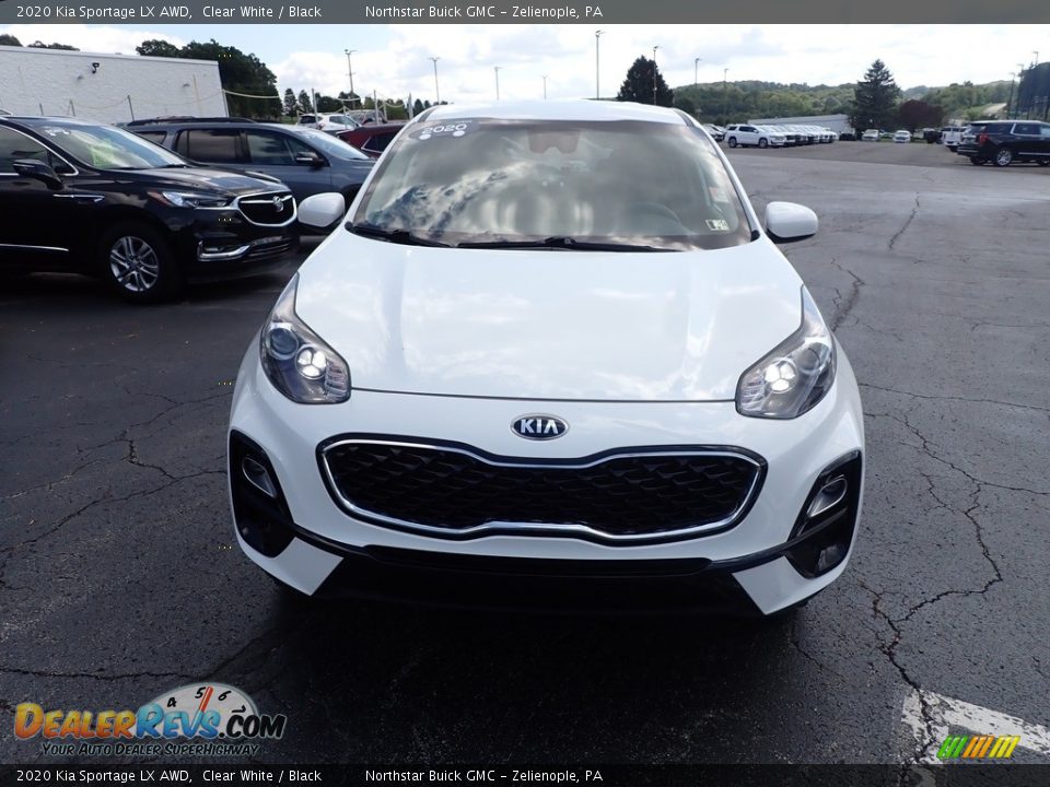 2020 Kia Sportage LX AWD Clear White / Black Photo #11