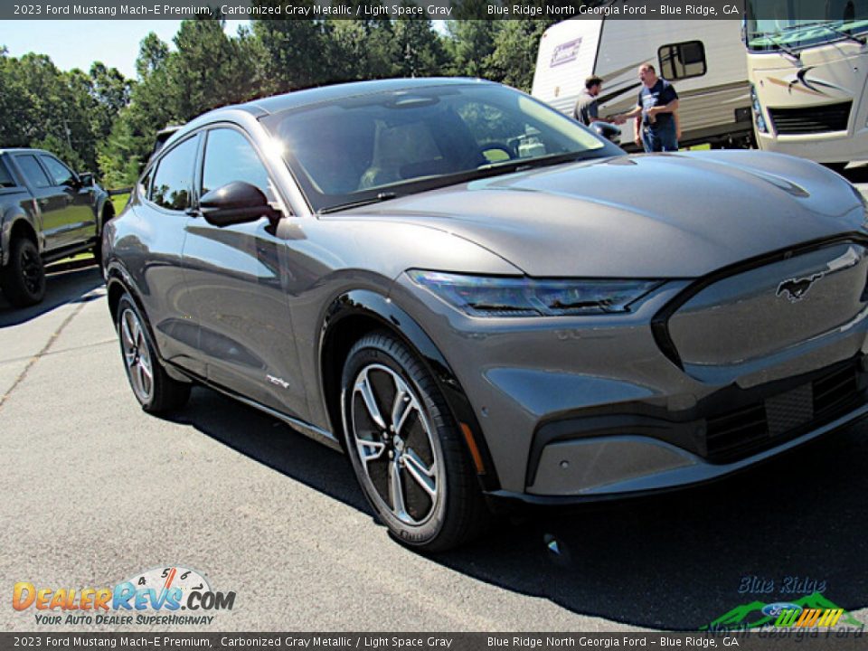 2023 Ford Mustang Mach-E Premium Carbonized Gray Metallic / Light Space Gray Photo #25