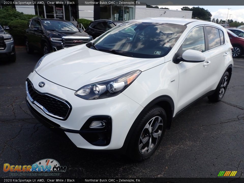 2020 Kia Sportage LX AWD Clear White / Black Photo #12