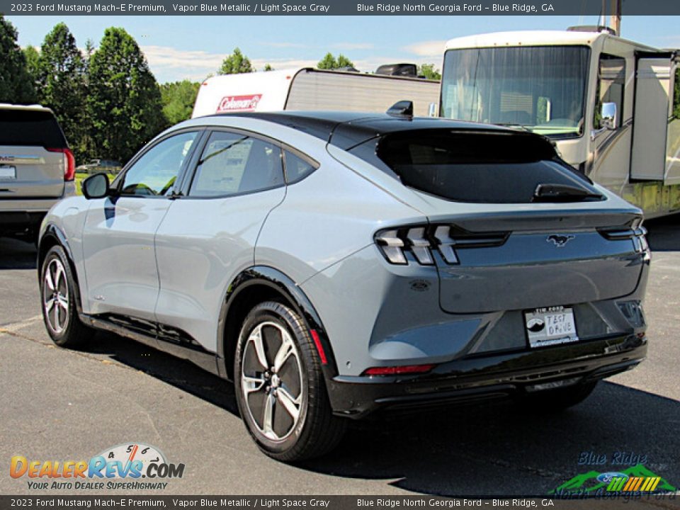 2023 Ford Mustang Mach-E Premium Vapor Blue Metallic / Light Space Gray Photo #3