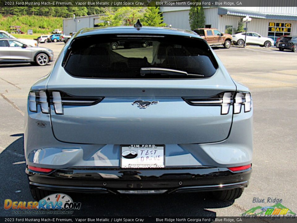 2023 Ford Mustang Mach-E Premium Vapor Blue Metallic / Light Space Gray Photo #4