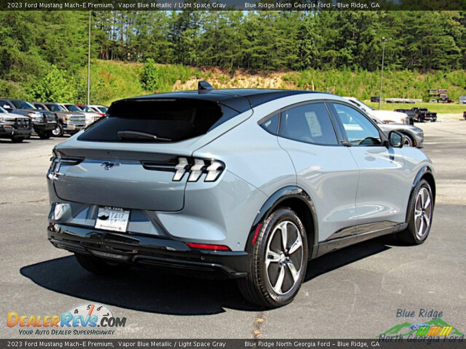 2023 Ford Mustang Mach-E Premium Vapor Blue Metallic / Light Space Gray Photo #5