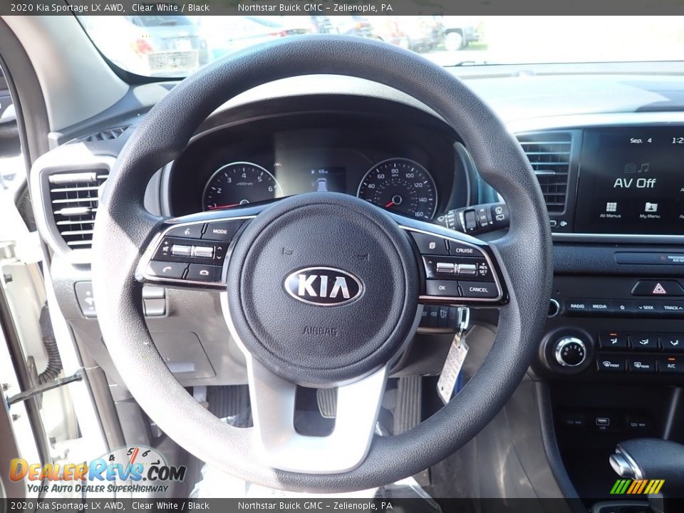 2020 Kia Sportage LX AWD Clear White / Black Photo #26