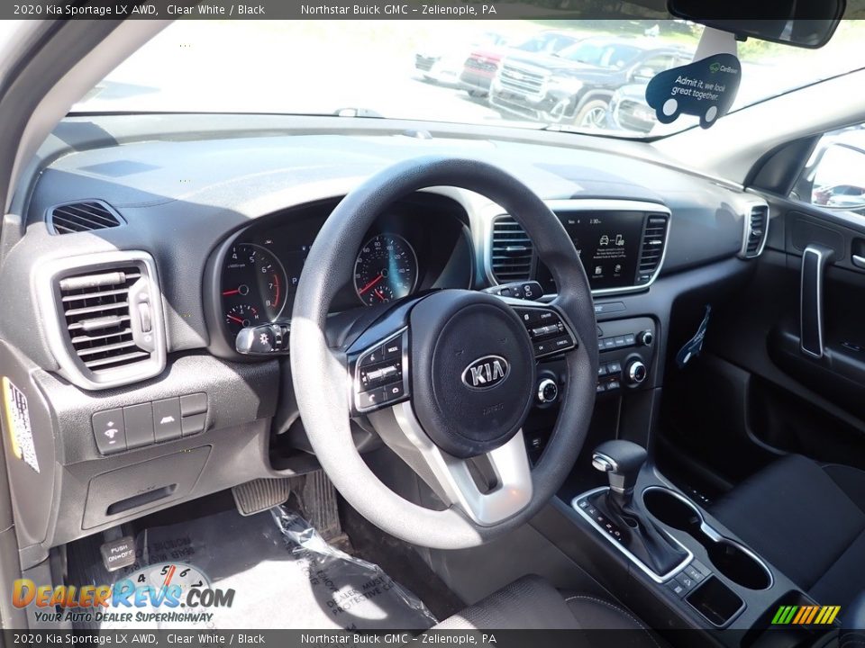 2020 Kia Sportage LX AWD Clear White / Black Photo #29