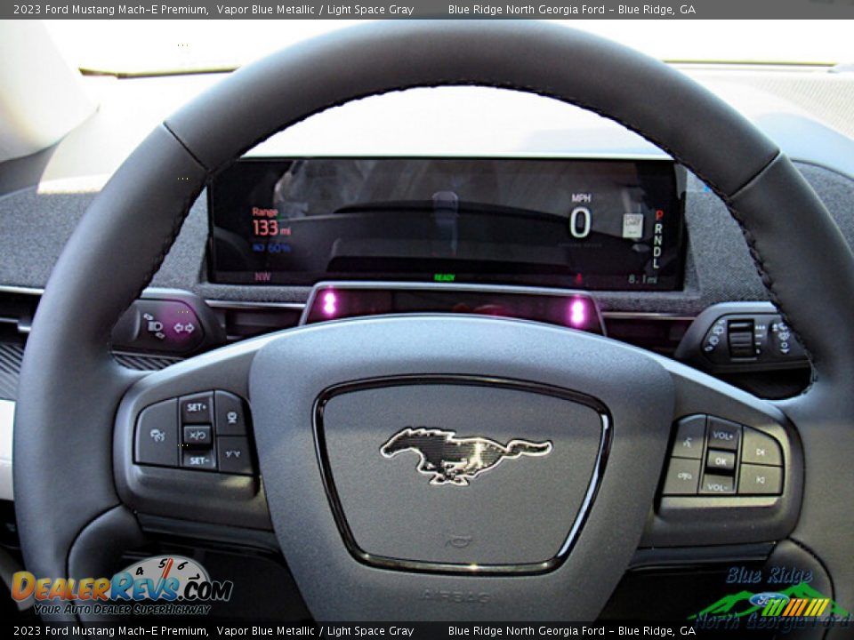 2023 Ford Mustang Mach-E Premium Vapor Blue Metallic / Light Space Gray Photo #18