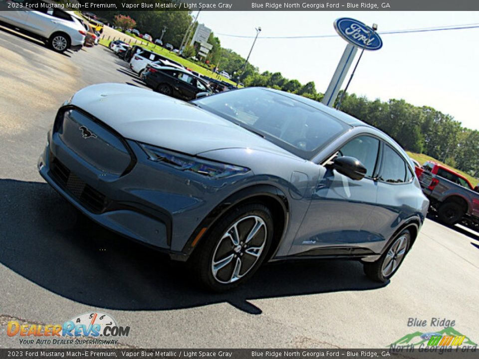 2023 Ford Mustang Mach-E Premium Vapor Blue Metallic / Light Space Gray Photo #24