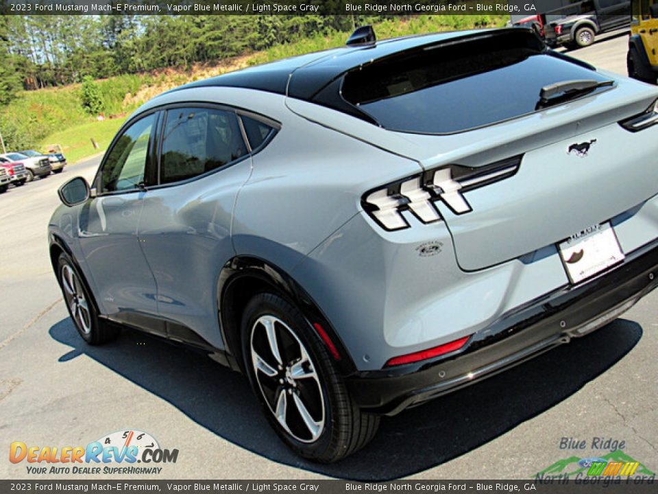 2023 Ford Mustang Mach-E Premium Vapor Blue Metallic / Light Space Gray Photo #27