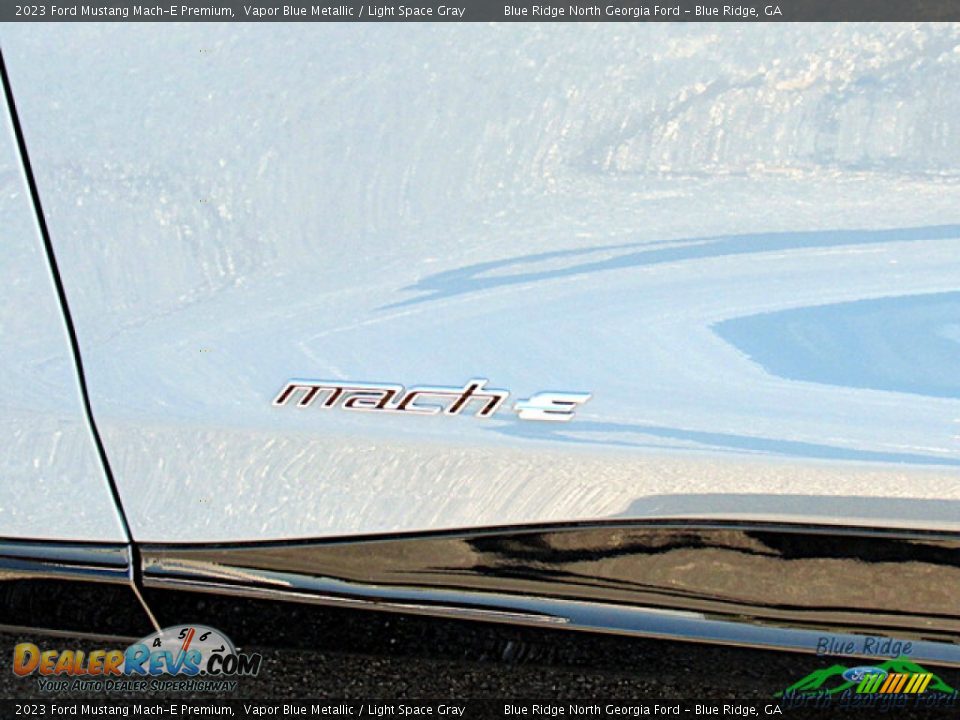 2023 Ford Mustang Mach-E Premium Vapor Blue Metallic / Light Space Gray Photo #28