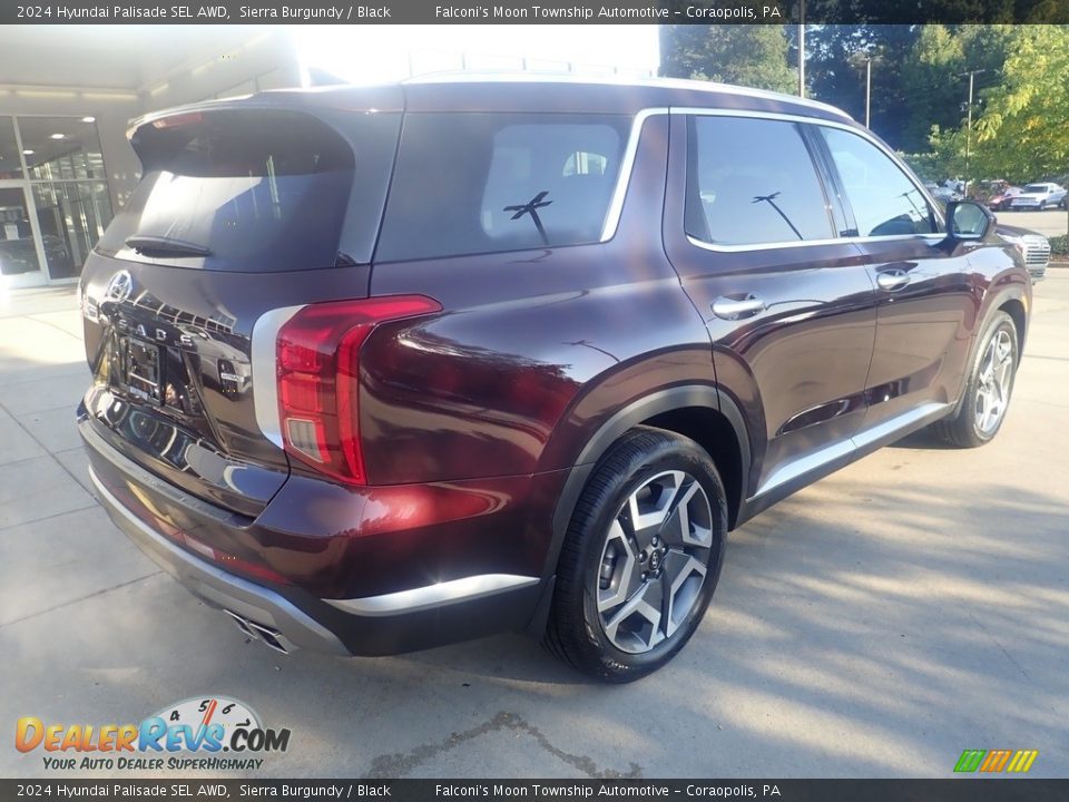 2024 Hyundai Palisade SEL AWD Sierra Burgundy / Black Photo #2