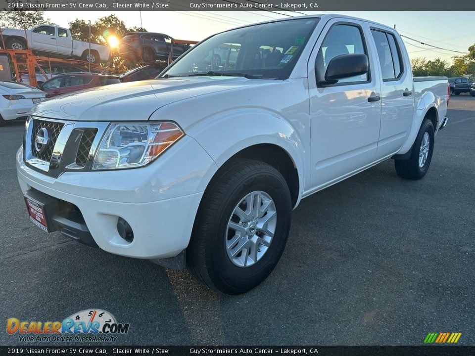 Glacier White 2019 Nissan Frontier SV Crew Cab Photo #3