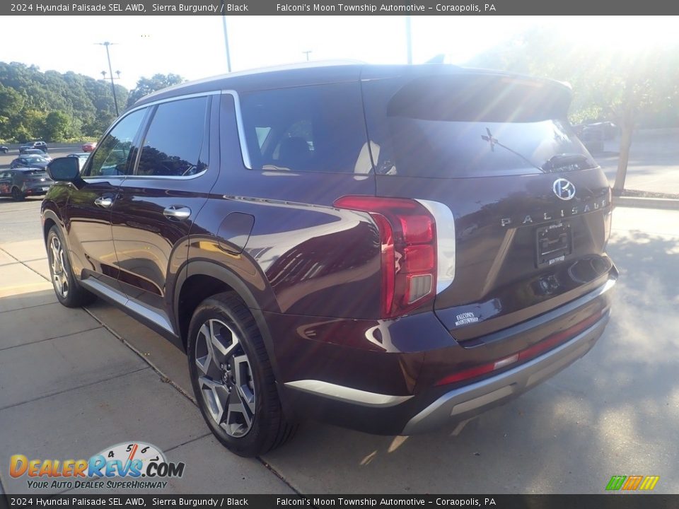 2024 Hyundai Palisade SEL AWD Sierra Burgundy / Black Photo #5