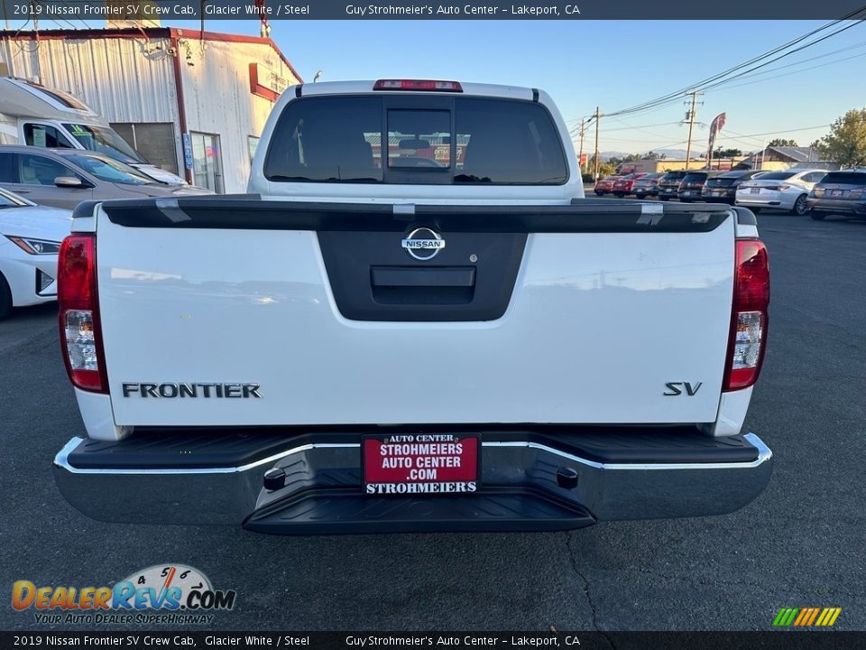 2019 Nissan Frontier SV Crew Cab Glacier White / Steel Photo #5
