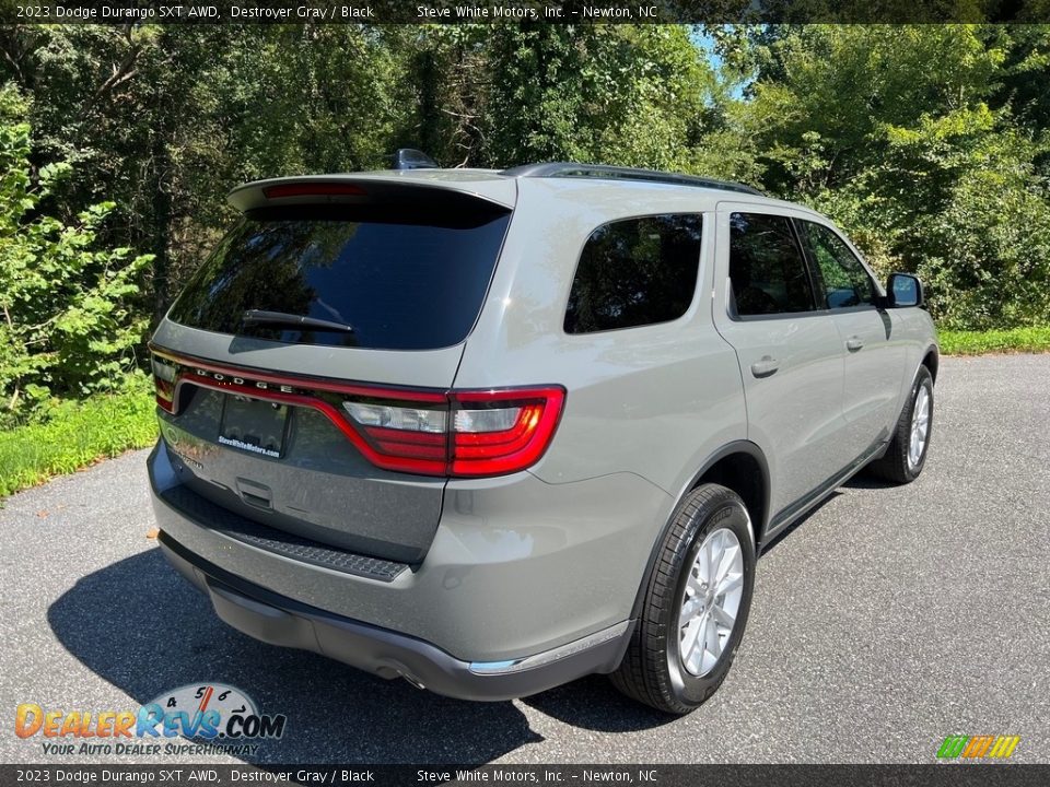 2023 Dodge Durango SXT AWD Destroyer Gray / Black Photo #6