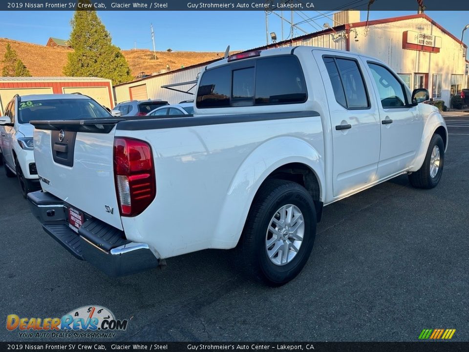 Glacier White 2019 Nissan Frontier SV Crew Cab Photo #6