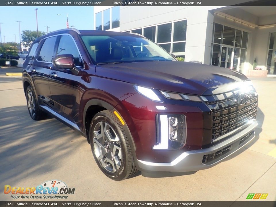 2024 Hyundai Palisade SEL AWD Sierra Burgundy / Black Photo #8