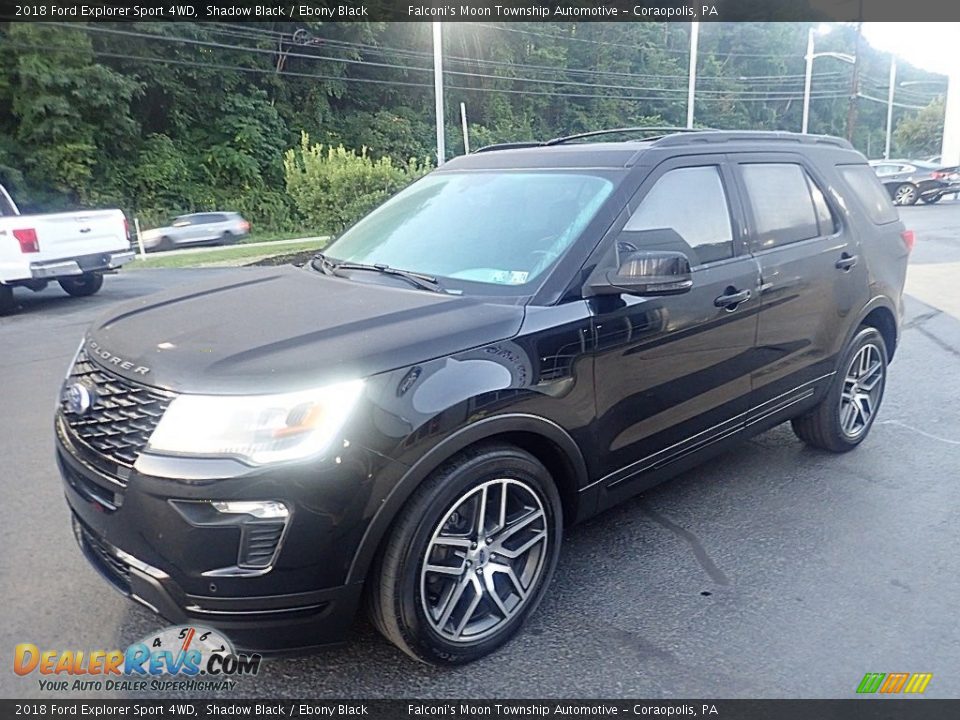 2018 Ford Explorer Sport 4WD Shadow Black / Ebony Black Photo #8