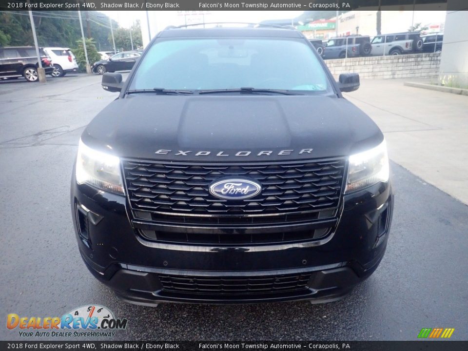 2018 Ford Explorer Sport 4WD Shadow Black / Ebony Black Photo #9