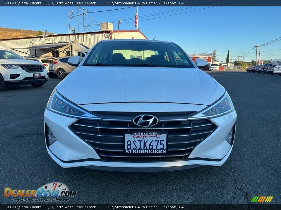 2019 Hyundai Elantra SEL Quartz White Pearl / Black Photo #2