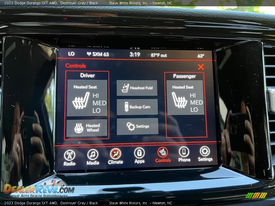 2023 Dodge Durango SXT AWD Destroyer Gray / Black Photo #24