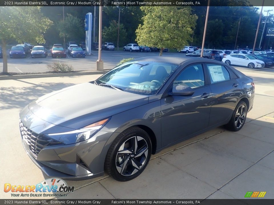 2023 Hyundai Elantra SEL Ecotronic Gray / Medium Gray Photo #6