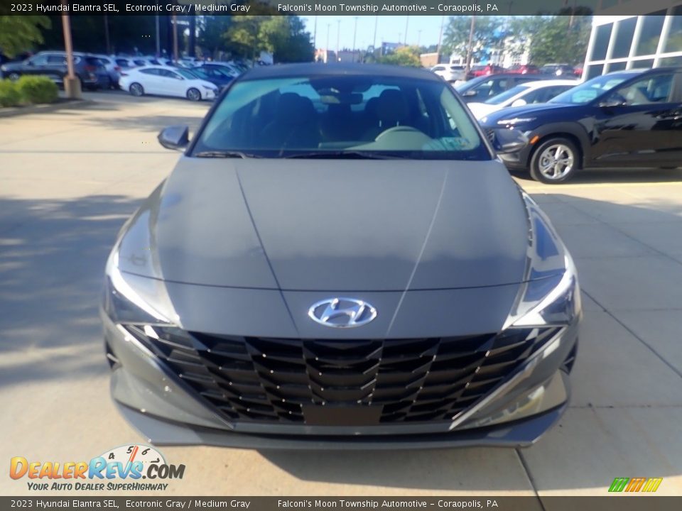 2023 Hyundai Elantra SEL Ecotronic Gray / Medium Gray Photo #7