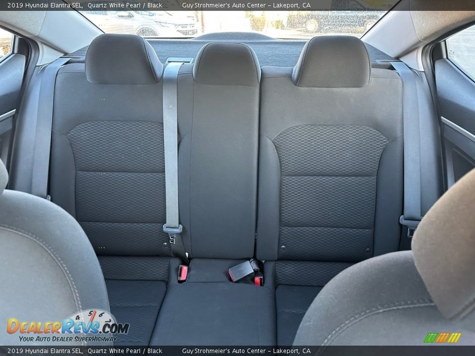 2019 Hyundai Elantra SEL Quartz White Pearl / Black Photo #14