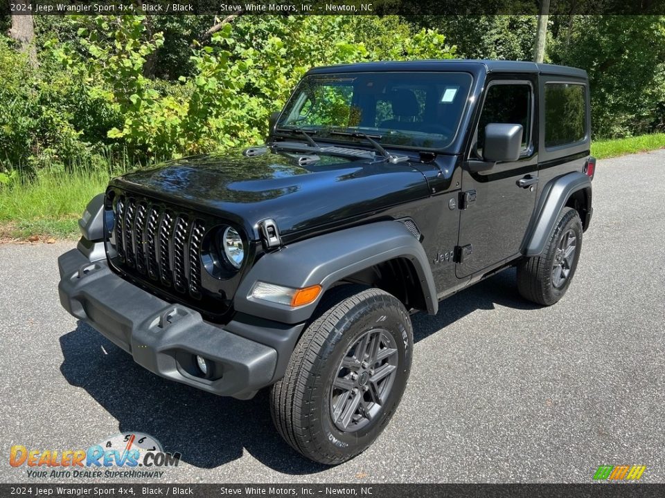 2024 Jeep Wrangler Sport 4x4 Black / Black Photo #2