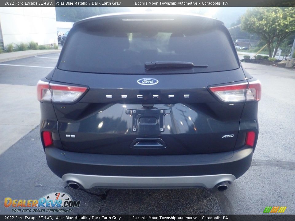 2022 Ford Escape SE 4WD Atlas Blue Metallic / Dark Earth Gray Photo #3