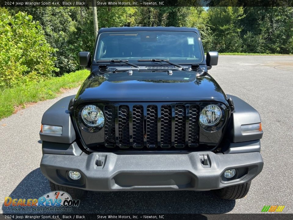 2024 Jeep Wrangler Sport 4x4 Black / Black Photo #3