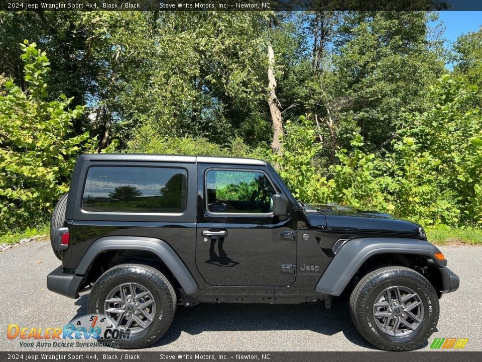 Black 2024 Jeep Wrangler Sport 4x4 Photo #5