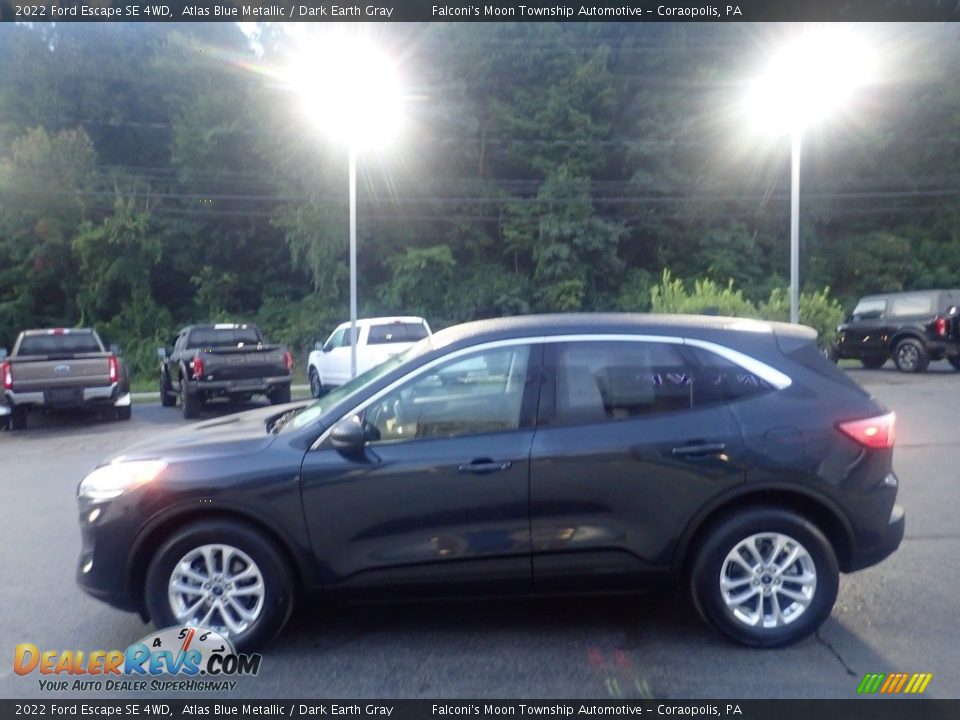 2022 Ford Escape SE 4WD Atlas Blue Metallic / Dark Earth Gray Photo #6