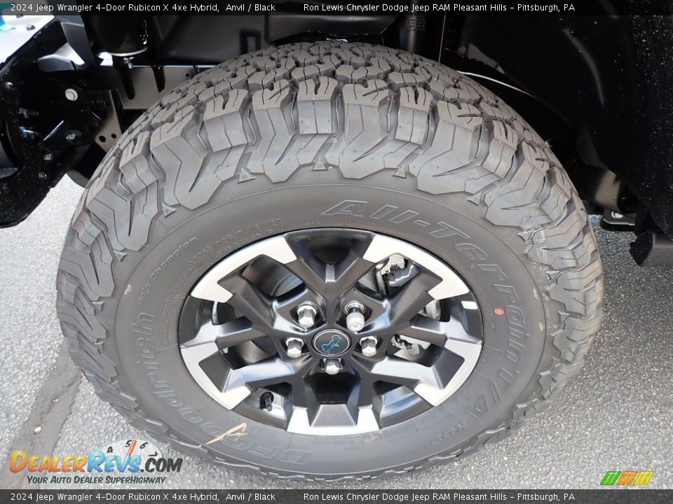 2024 Jeep Wrangler 4-Door Rubicon X 4xe Hybrid Wheel Photo #10