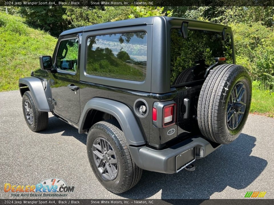 2024 Jeep Wrangler Sport 4x4 Black / Black Photo #8