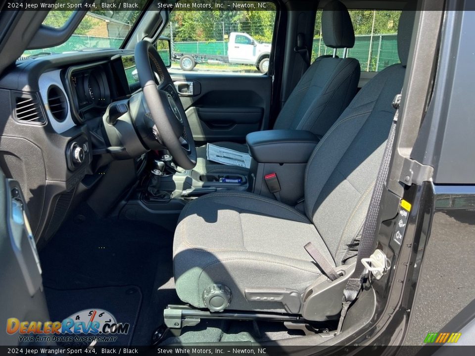Front Seat of 2024 Jeep Wrangler Sport 4x4 Photo #11